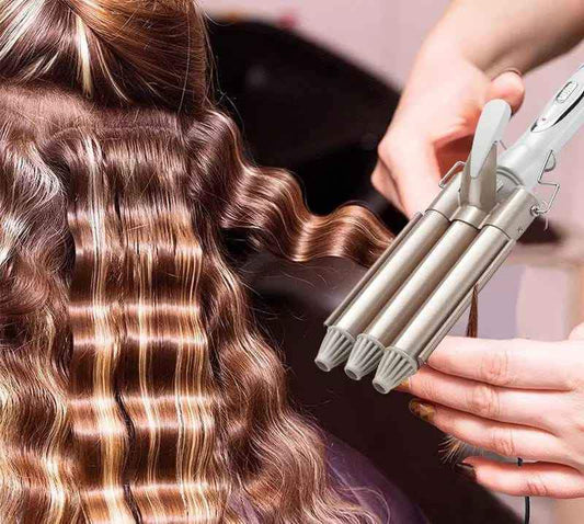 💎 RIZADOR TRIPLE PREMIUM – ONDAS DE LUJO CON ACABADO PROFESIONAL 💇‍♀️